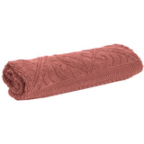 Tapis de bain uni Enzo Blush 54 x 110
