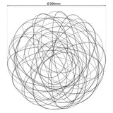 LED Boule extérieure "Mistle" Ø 50 cm, pour l'extérieur, lampadaire - métal - aluminium - avec LED intégré - Décoration à l'extérieur