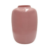 Vase en verre soufflé rose pastel