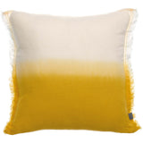 Coussin Zeff Shade Mangue 45x45 - Dégradé tie and dye avec franges