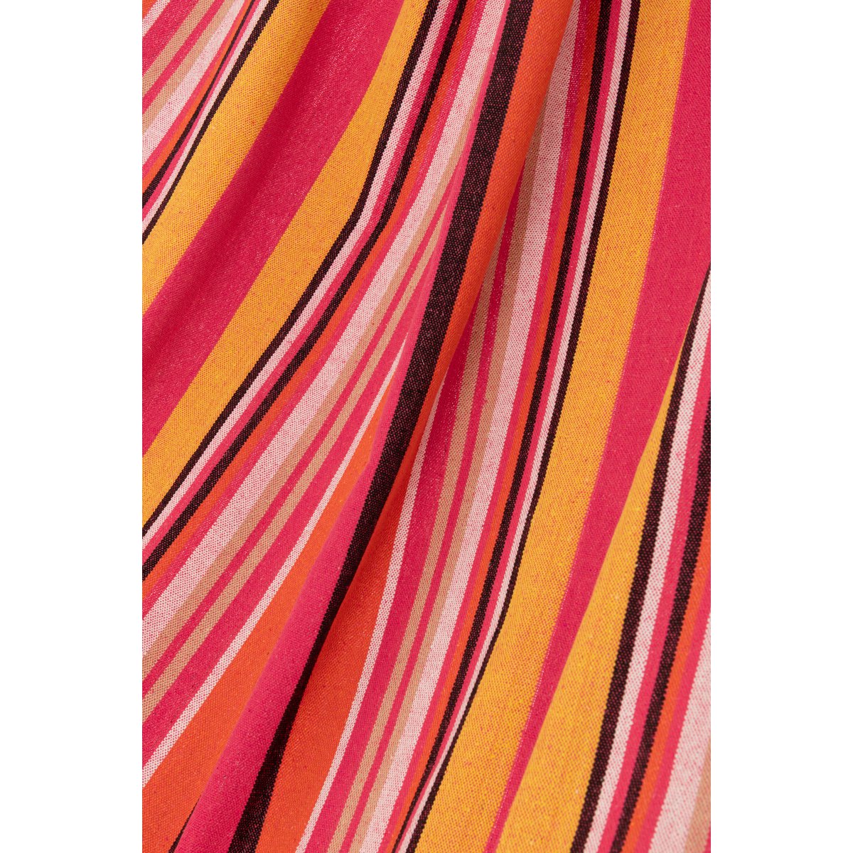 Détail des rayures du hamac J-Line en rose vif
