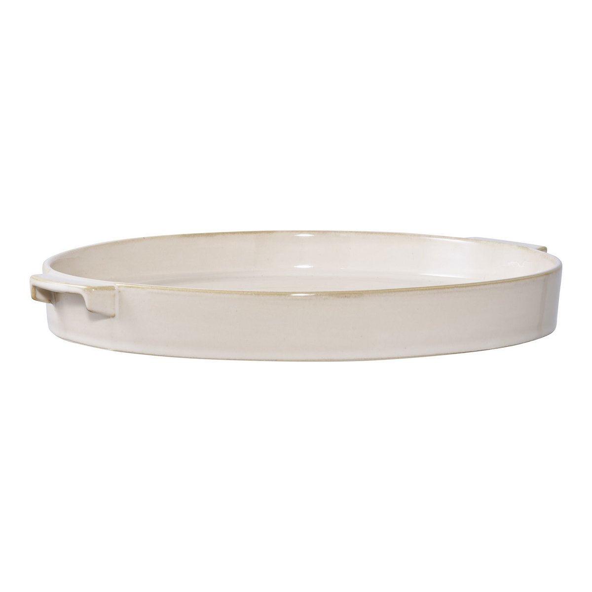 Vue rapprochée du plateau en céramique blanc avec détails de texture