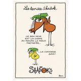 Torchon Shadoks Le bon sens Ecru 48 x 72
