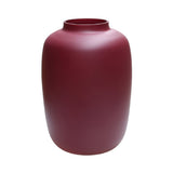 Vase Artic Matte en verre mauve mat