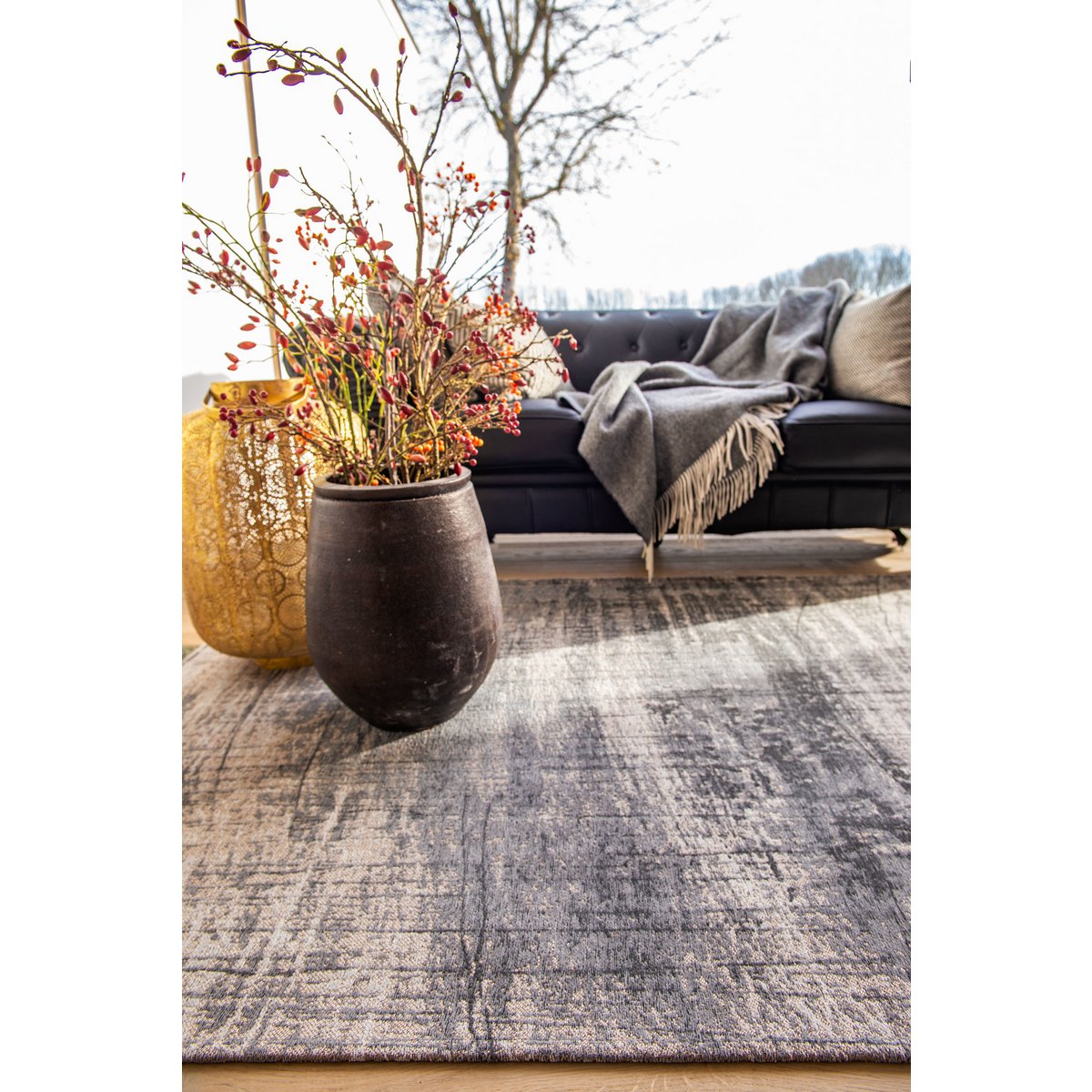 Tapis Eco - Jersey Stone - Tapis gris