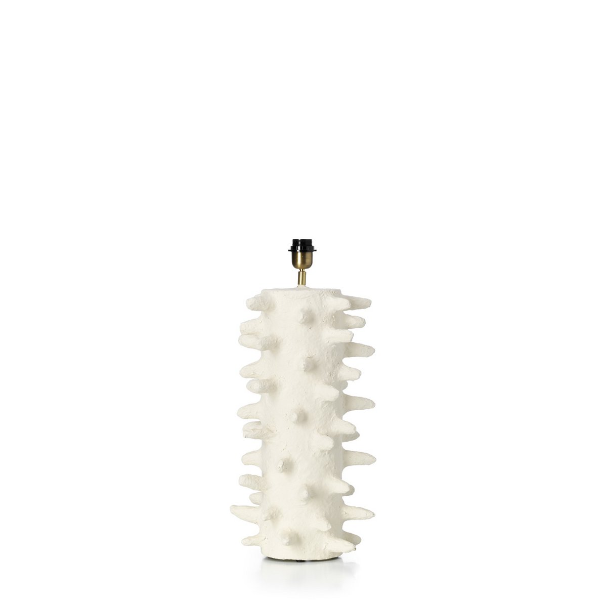 Lampe de Table Spiketacular - Grande lampe blanche au design sculptural