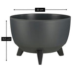 Jardinière d'extérieur Doppio Anthracite