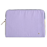 Housse ordinateur Tricolo Lilas ananas 15-16" en coton bio avec motif ananas