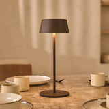 Lampe de table rechargeable Hugo Mocha Marron