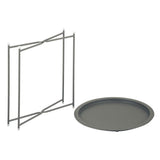 Tableuse Ø 47 H 51 2. Choisissez la table de balcon de table de jardin Terasses Table Round Alberta Metal Small Ver