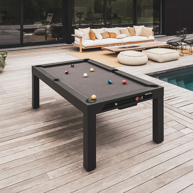 Détail de l'ardoise et du tapis du billard Classic