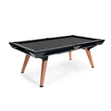 Billard Origin outdoor noir installé sur une terrasse