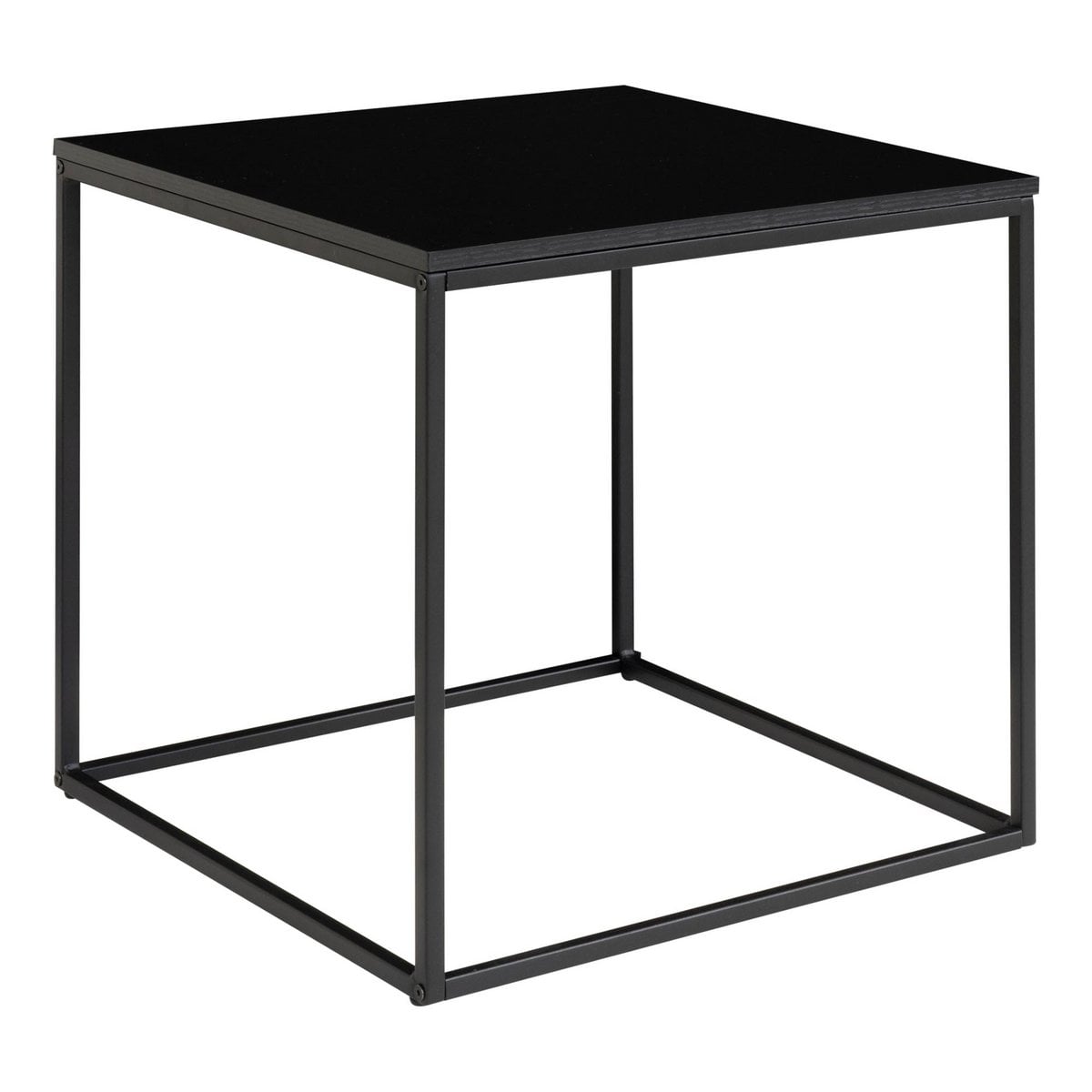 Table d'appoint Vita, vue latérale montrant le design minimaliste