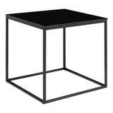 Table d'appoint Vita, vue latérale montrant le design minimaliste
