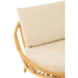 Détail du matériau en jute de la chaise J-Line