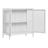 Armoire Dalby ouverte avec espace de rangement visible