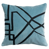 Coussin Fara brodé Quartz 45 x 45