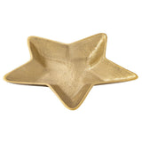 Déco Shell Star 2er set Starlight Gold ou Silver Christmas Decorations Aluminium