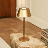 Lampe de table sans fil Milou aluminium doré