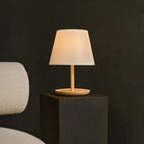 Lampe en bois marron clair Emily