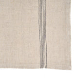 Serviette en Biscuit The Lint - Noir Naturel - 45x45