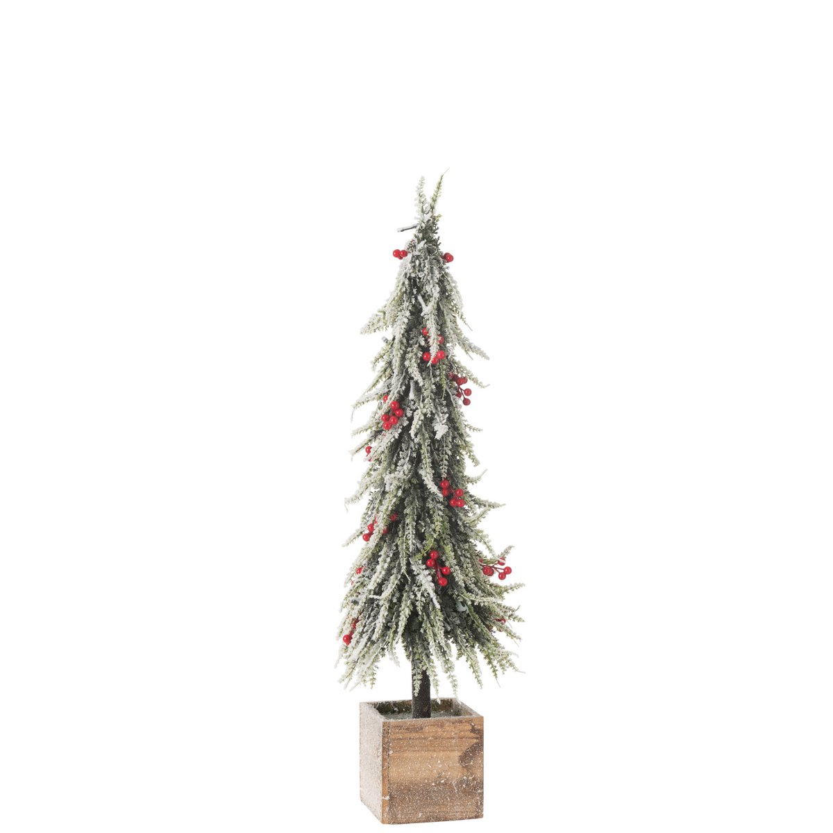 Détail du sapin de Noël J-Line Snow illuminé