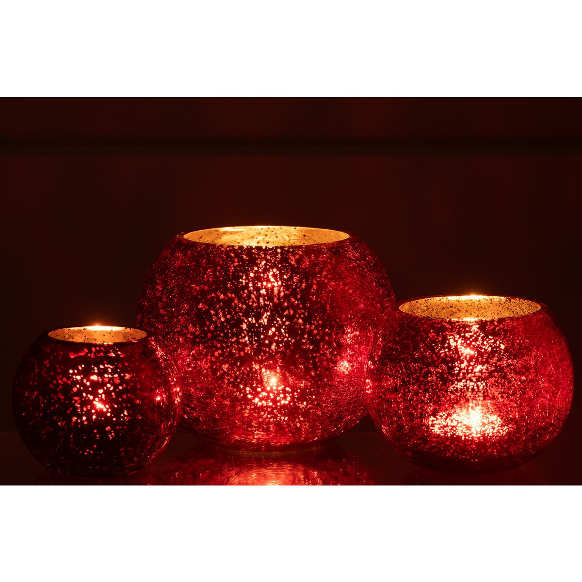 Lanterne en verre rouge, style classique
