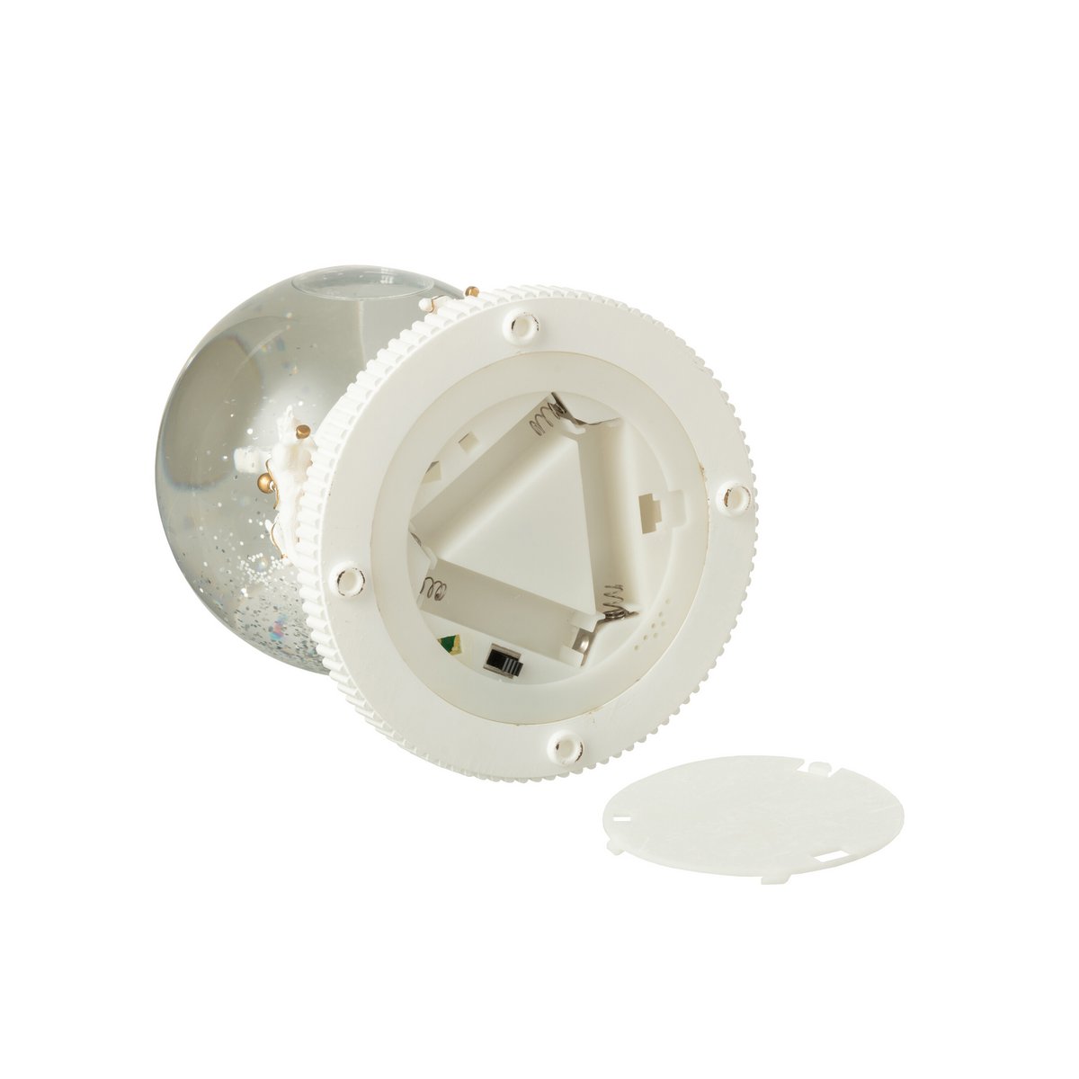 Zoom sur les détails du globe décoratif J-Line en polyresine