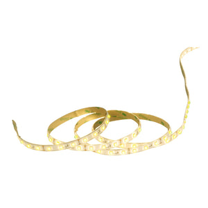 LED "Stripe" env. 5 m de long, avec 2 liants flexibles et alimentation en fiche; 300 LED, jaune.