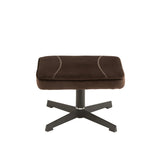 Canapé J-Line Relax marron, vue latérale