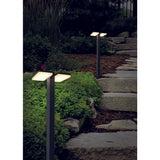 Base extérieure LED "Clair", en métal en anthracite, avec LED intégrée