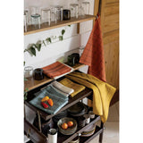 Torchon Metis Kilia carreaux Brique 50 x 70