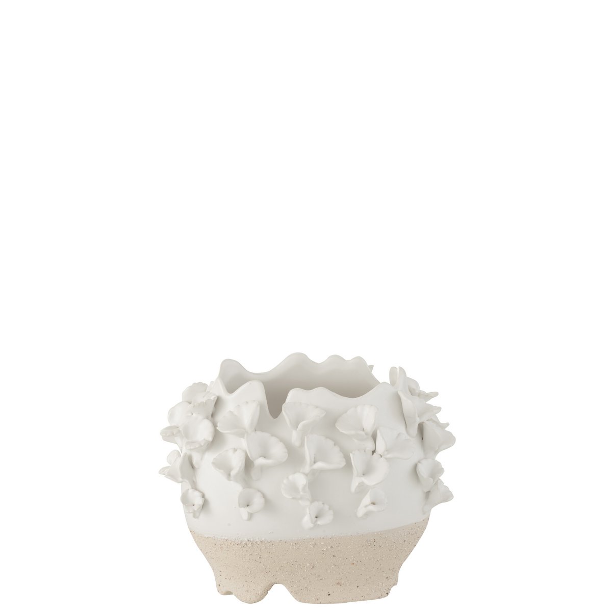 Pot de fleur Anemone J-Line, mise en scène dans un salon élégant
