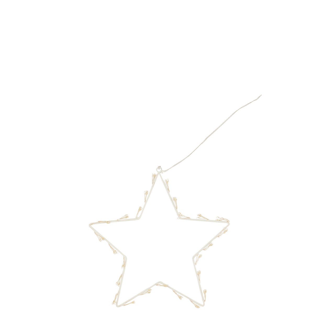 Ambiance chaleureuse créée par la lampe J-Line Star dans un salon