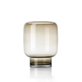 Le Vase Smoky Cube - Marron - L