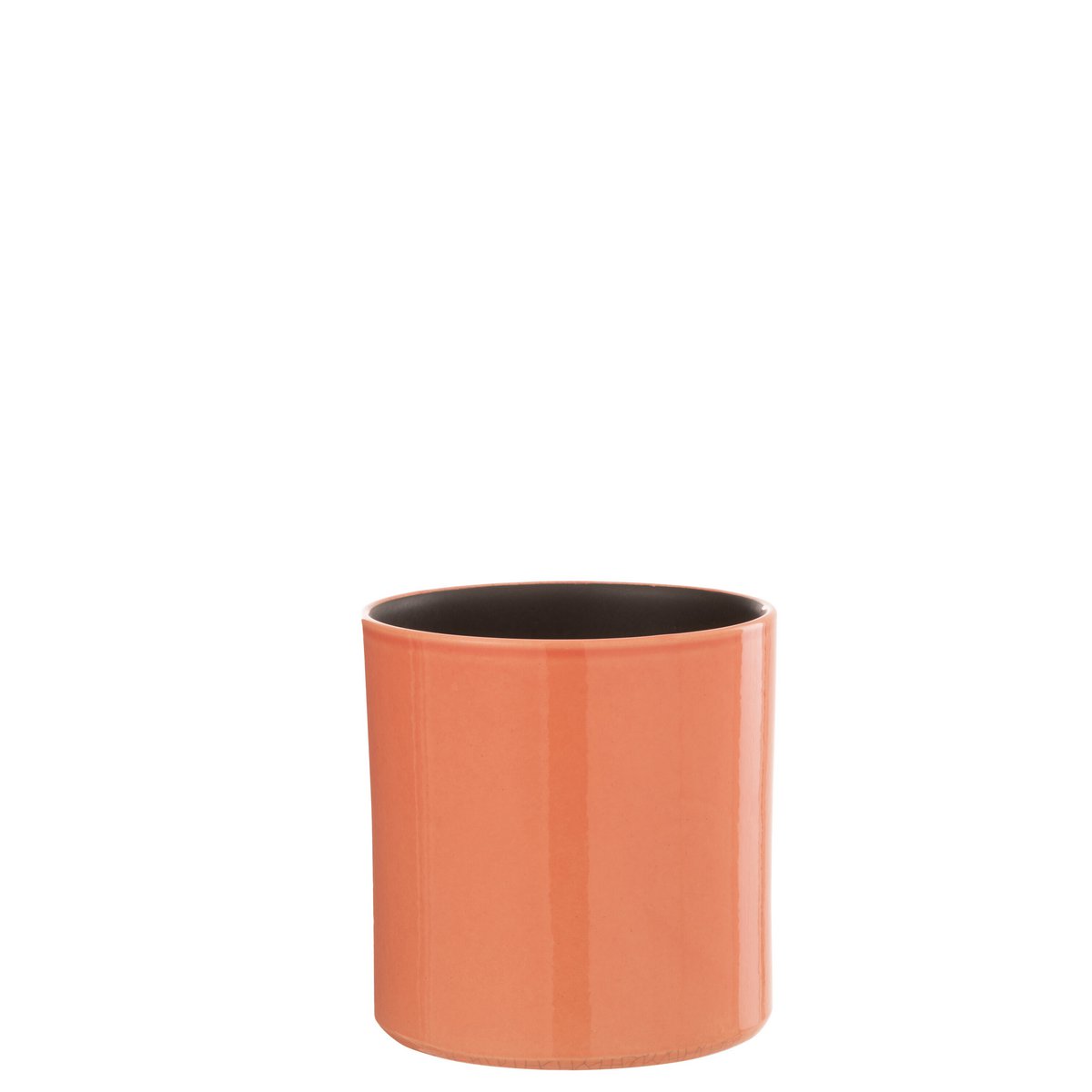Vase J-Line Flowerpot Flek en céramique rose, élégant et moderne