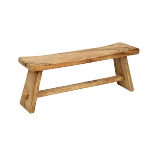Banc en bois massif suar naturel