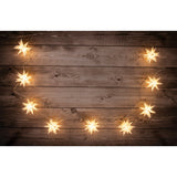 9 séries LED extérieure LED Chain de Noël Light Stars 3D Stars / Noël Lights-White