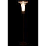 Vue rapprochée de l'abat-jour en verre transparent du lampadaire J-Line