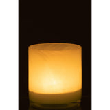 Photophore J-Line Jade, détail du verre translucide