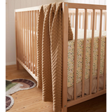 Couverture bébé tricotée GOTS - Crème Ivoire