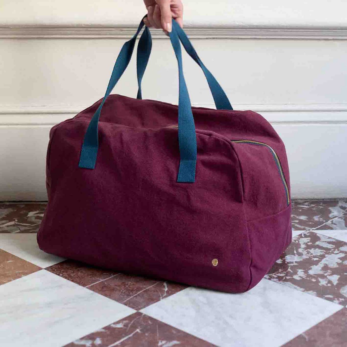 Sac Iona Wine ouvert - espace intérieur spacieux