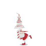 Figurine J-Line Sapin du Père Noël entourée de décorations de Noël