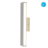 Lampe murale LED "Dubaï", lampe murale moderne en aluminium et en plastique, des LED fermement construites, 32 cm de long ou de haut. Idéal pour l'éclairage des zones d'entrée, des couloirs, pour structurer les grandes surfaces murales