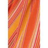 Détail des rayures du hamac J-Line en coton et polyester