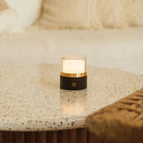 Lampe rechargeable Leo marron foncé