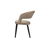 Chaise Tusk Sable Blanc (ignifuge) (Ensemble de 2)