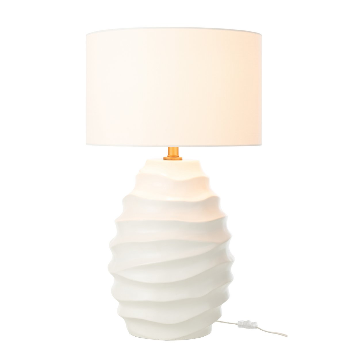 Lampe J-Line Golf en céramique blanche avec design élégant