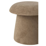 Détail du tabouret J-Line Mushroom, texture du bois