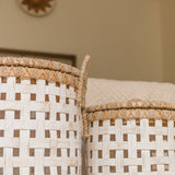 Panier à linge avec couvercle IRAYA en bambou
